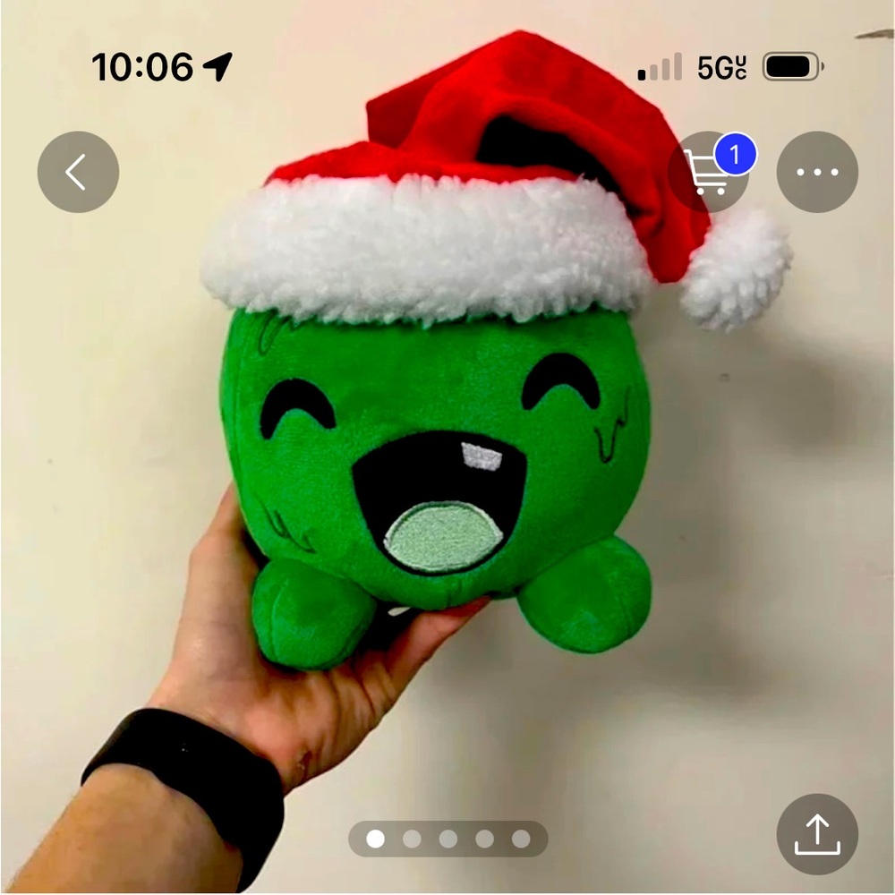 Simecicle plush youtooz Santa collectible